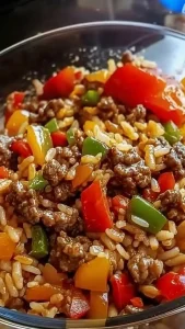 ground beef vegetable skillet