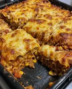 cheesy beef casserole