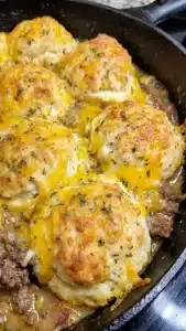 cheesy chicken skillet recipe