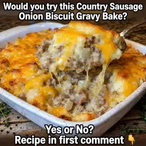 sausage gravy biscuit bake