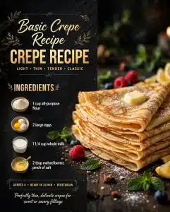 basic crepe recipe