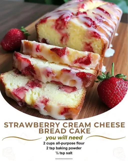 strawberry cream cheese bread