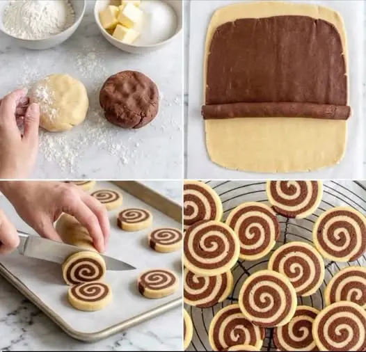 marble pinwheel cookies