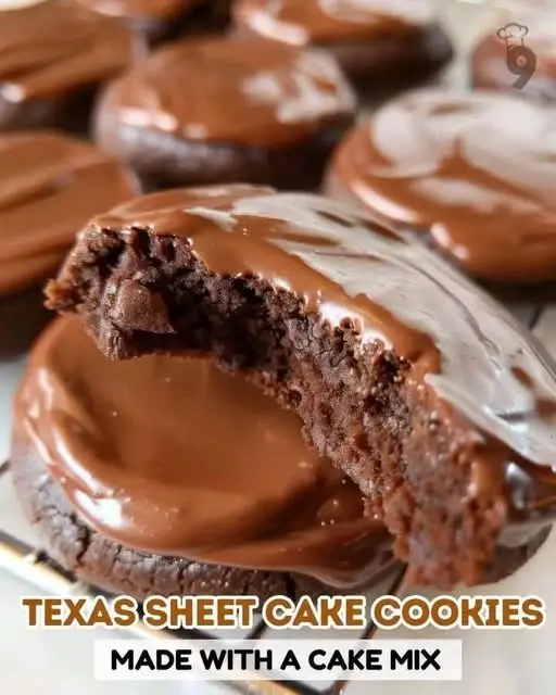 Texas Sheet Cake Cookies