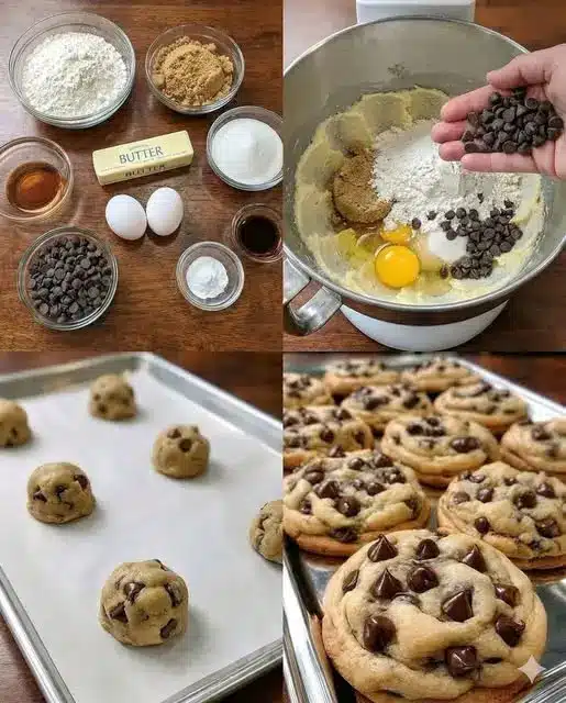 soft chewy chocolate chip cookies
