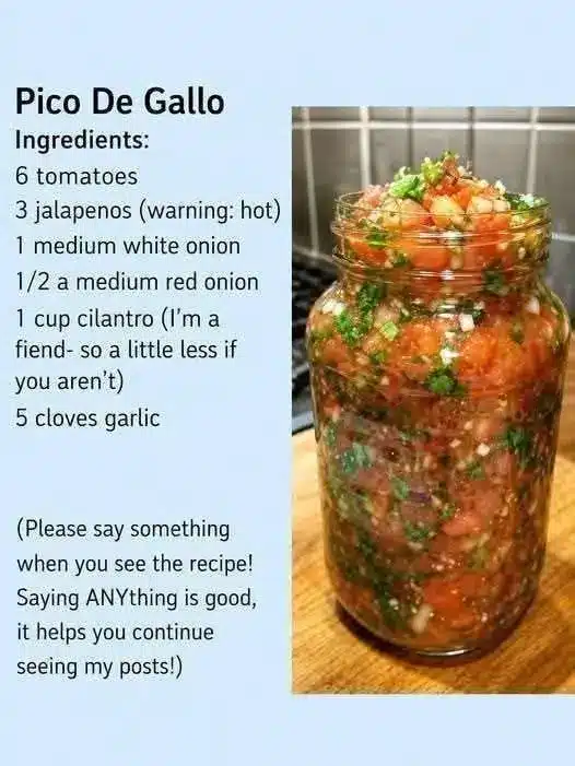 pico de gallo recipe