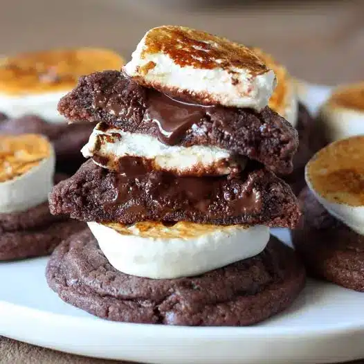 chocolate marshmallow cookies
