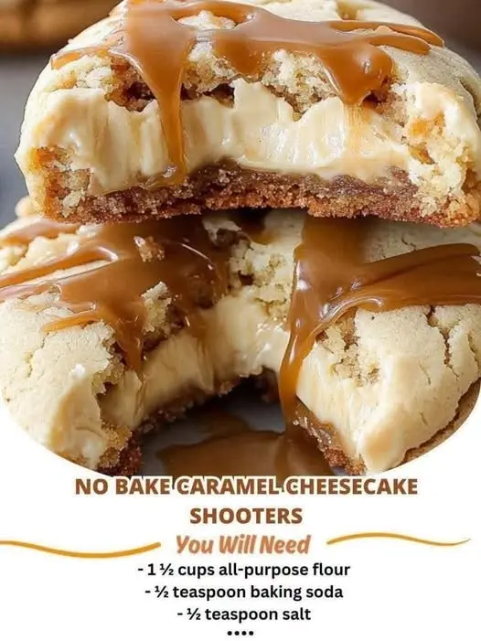 caramel cheesecake cookies