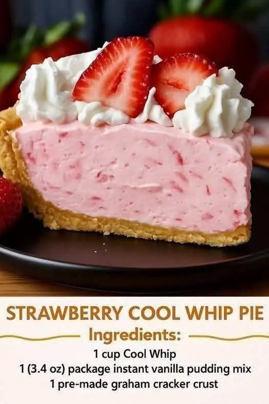 Strawberry Cool Whip Pie