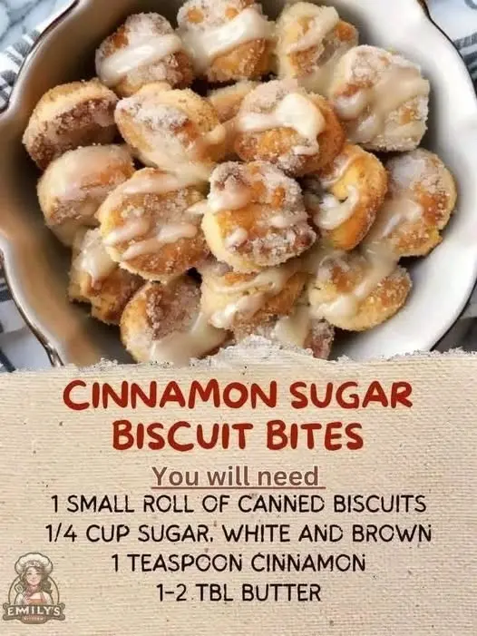 cinnamon sugar biscuit bites