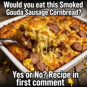 smoked gouda sausage cornbread recipe