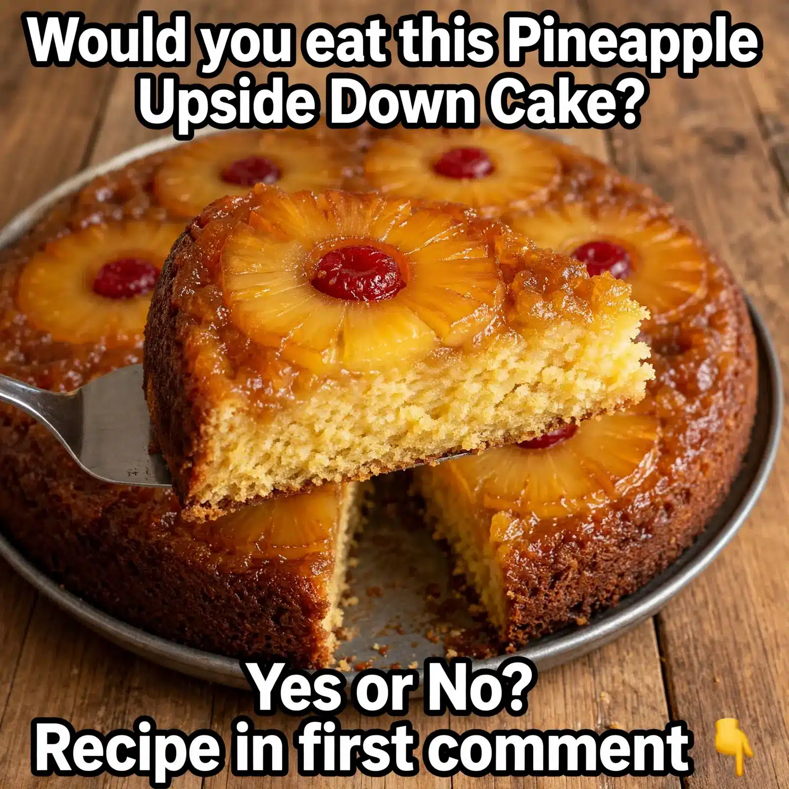 pineapple upside down cake recipe