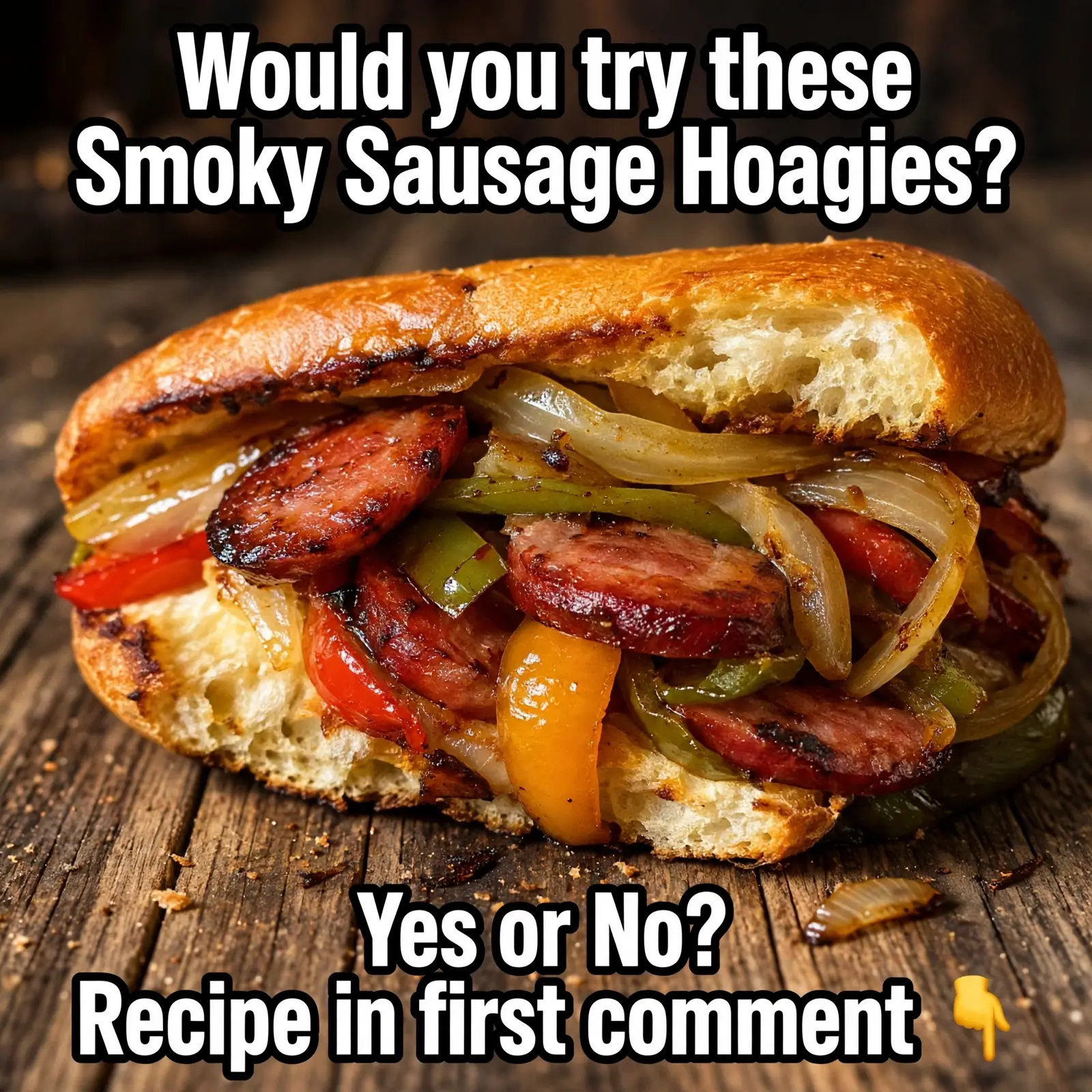 sausage pepper onion hoagie recipe