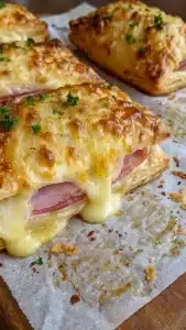 ham and cheese stuffed bread