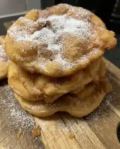 powdered sugar pastries