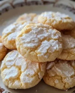 lemon crinkle cookies