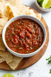homemade restaurant style salsa