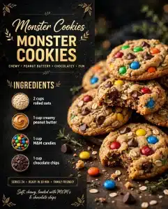 monster cookie recipe