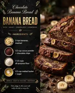 chocolate banana bread