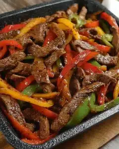 beef pepper skillet recipe